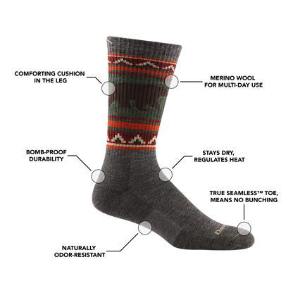 Men's VanGrizzle Boot Midweight Hiking Sock - Last Chance