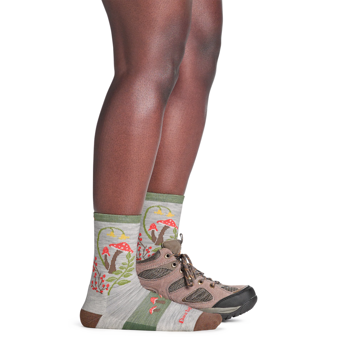 Women's Mellow Mushrooms Micro Crew Lightweight Hiking Socks