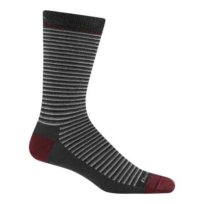 Men's Microstripe Crew Lightweight Lifestyle Socks