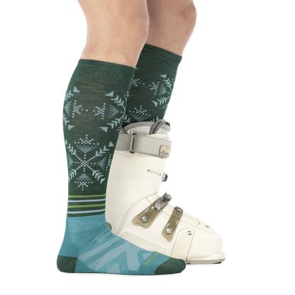 Women's Snowfall Over-the-Calf Midweight Ski & Snowboard Socks